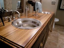DIY Bathroom Countertops